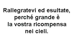 1 Novembre - Festa di tutti i Santi